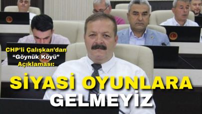 CHP’li Çalışkan’dan “Göynük Köyü” Açıklaması: “Siyasi Oyunlara Gelmeyiz”