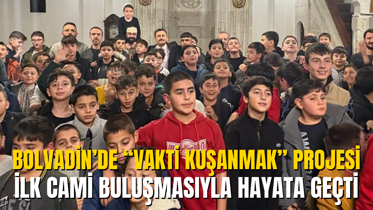 Bolvadin’de “Vakti Kuşanmak” Projesi İlk Cami Buluşmasıyla Hayata Geçti