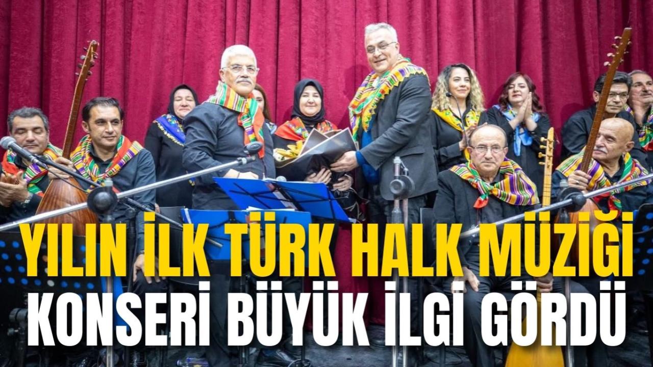 Yılın İlk Türk Halk Müziği Konseri Büyük İlgi Gördü