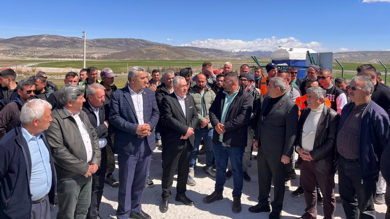 CHP’li Karadeniz YHT Hattı Bayat Şantiyesinde: “İşçilerin Haklı Eylemleri Karşılık Buldu”