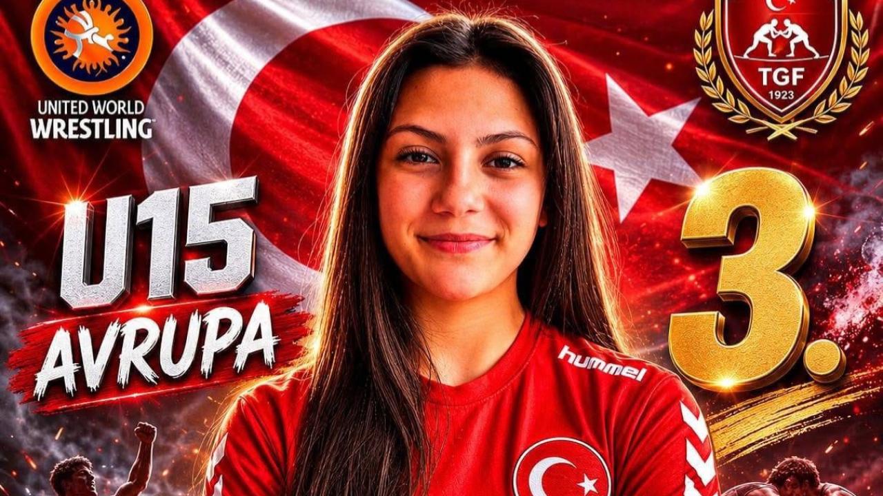 Afyonlu Milli Güreşçi Sebahat Işıkcı Avrupa Üçüncüsü Oldu