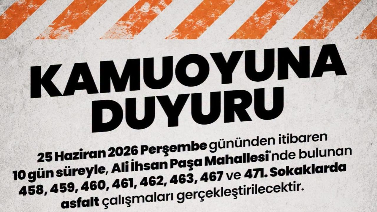 Bu Sokakları Kullananlar Dikkat! Afyon’da 7 Sokak 10 Gün Trafiğe Kapatılıyor