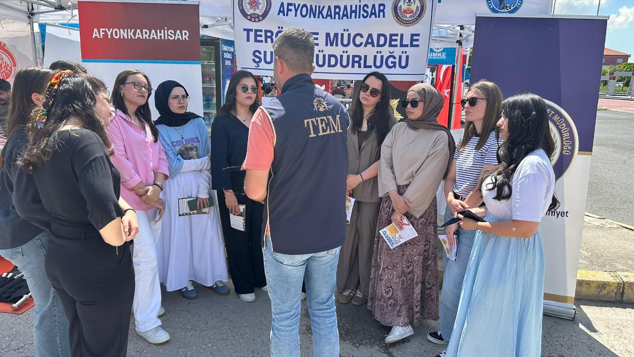 Emniyetten AKÜFEST'26'da Terörle Mücadele Farkındalık Çalışması
