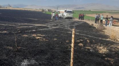 Afyon'da Ekin Yangını: 45 Dekarlık Buğday Tarlası Kül Oldu
