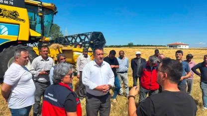 Afyonkarahisar'da Biçerdöver Denetimleri Hasat Sezonu Boyunca Sürüyor