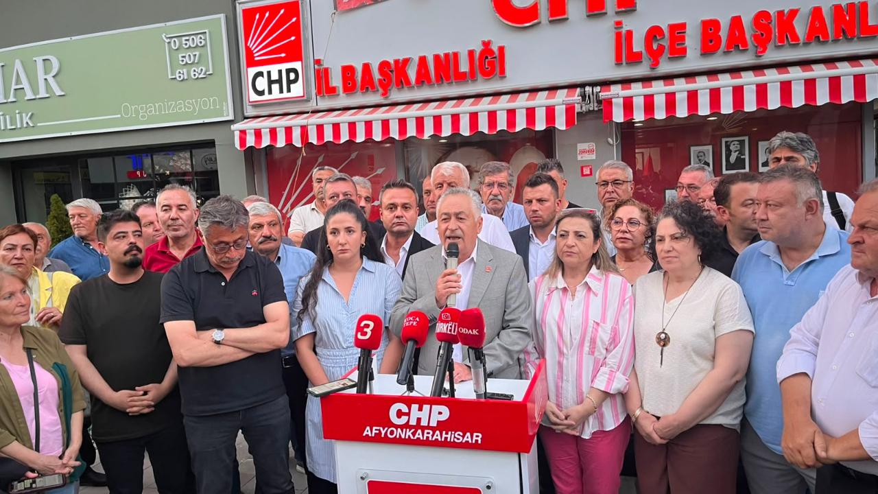 CHP Afyon Teşkilatından İlk Tepki: "Butlan Kararını Tanımıyoruz, Bizler İçin Yok Hükmündedir"