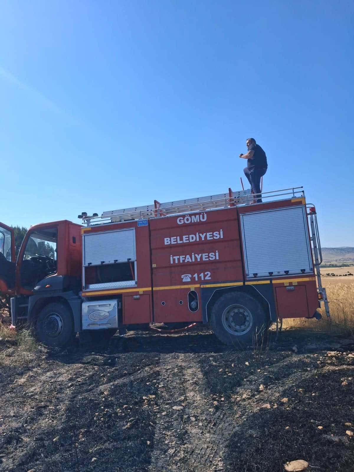 Afyon Emirdağ'da Arazi Yangını Korkuttu: Alevler Kontrol Altına Alındı