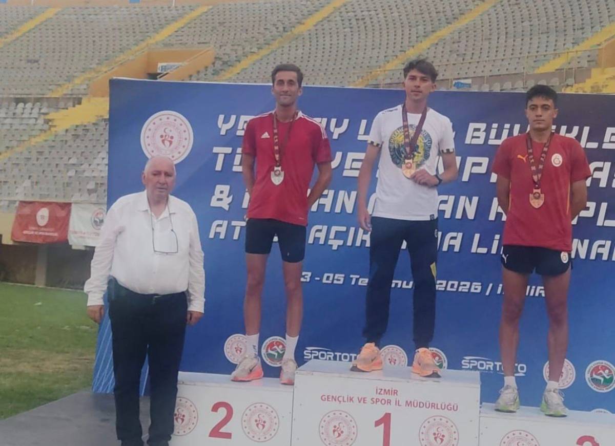 Afyonlu Milli Atlet Mert Selek, U23 Türkiye Şampiyonu Oldu