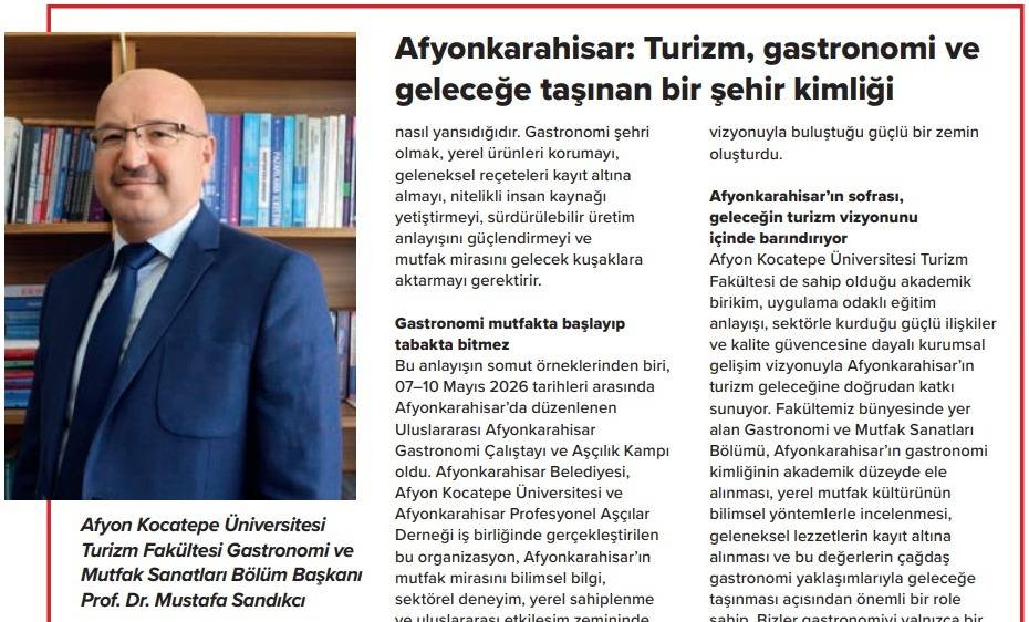 Afyonkarahisar, Türkiye'nin Turizm Vitrininde: The Voice of Travel'da Geniş Yer Buldu
