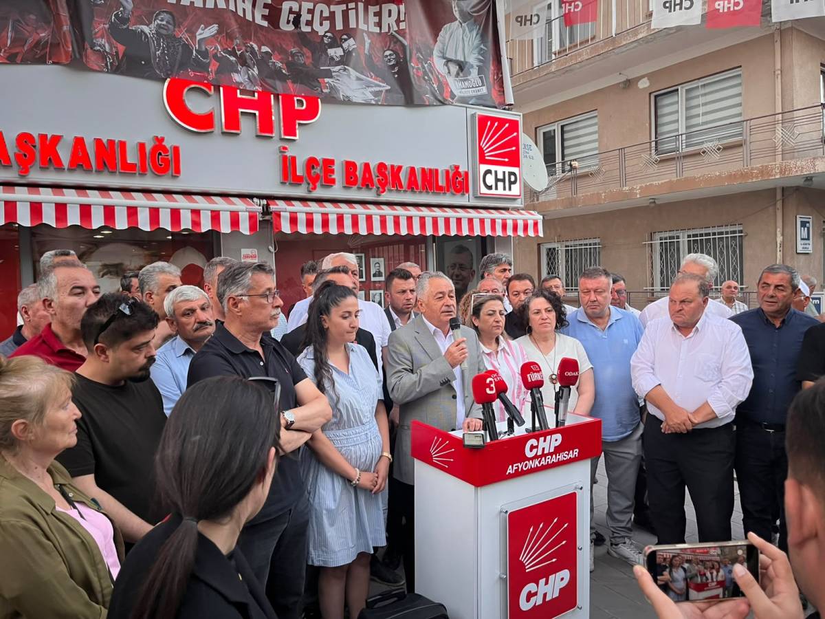 CHP Afyon Teşkilatından İlk Tepki: Butlan Kararını Tanımıyoruz, Bizler İçin Yok Hükmündedir